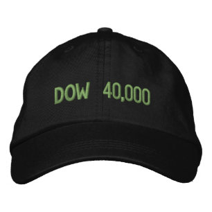 Dow 40000 Stock Market Celebration Bestickte Baseballkappe
