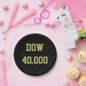 Dow 40000 Stock Market Celebration Pappteller (Party)