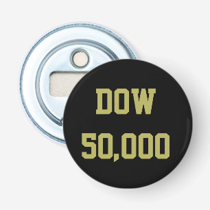 Dow 50.000 Börsenfeier Flaschenöffner