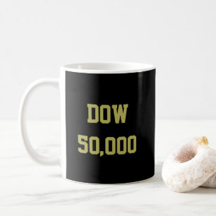 Dow 50.000 Börsenfeier Kaffeetasse