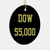 Dow 55000 Börsenfeier Keramik Ornament (Rechts)