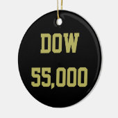 Dow 55000 Börsenfeier Keramik Ornament (Links)