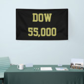 Dow 55.000 Börsenfeier Banner (Messeveranstaltung)