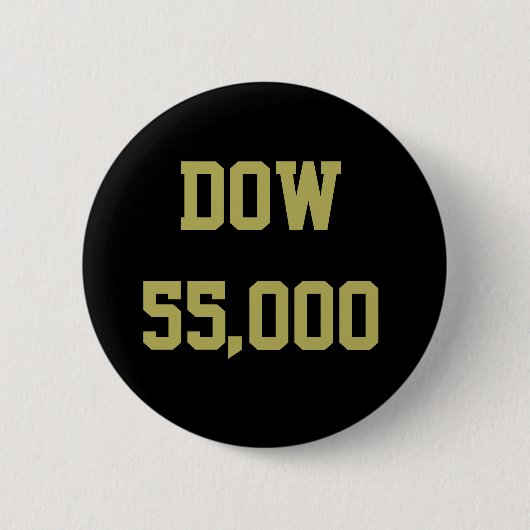 Dow 55.000 Börsenfeier Button (Vorderseite)