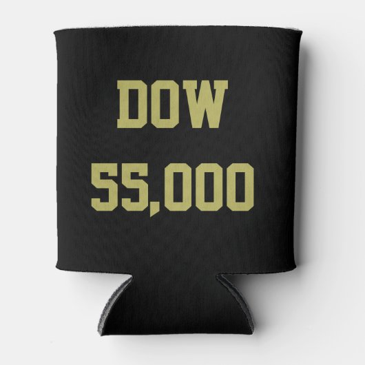 Dow 55.000 Börsenfeier Dosenkühler (Vorderseite)