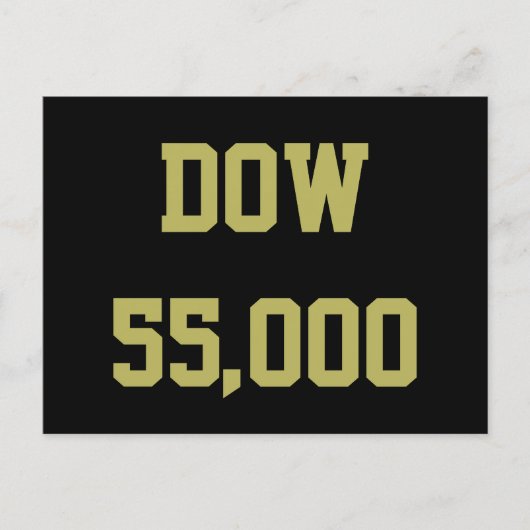 Dow 55.000 Börsenfeier Postkarte (Vorderseite)