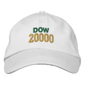 Dow Jones 20000 Hat Bestickte Kappe (Vorderseite)