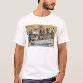 Dowagiac, Michigan - große Buchstabe-Szenen T-Shirt (Vorderseite)