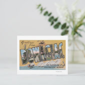 Dowagiac, Michigan - Große Buchstabenszenen Postkarte (Stehend Vorderseite)