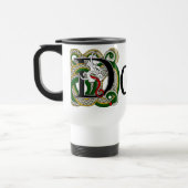 Dowd keltische Drache-Reise-Tasse Reisebecher (Links)