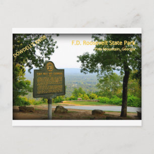 DOWDELL'S KNOB - F.D. Roosevelt Staat Park Postkarte