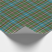 Dowling Clan Tartan Irish Kariert Pattern Geschenkpapier (Ecke)