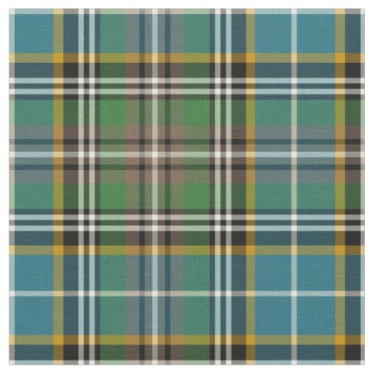 Dowling Tartan Pattern Blue Irish Kariert Stoff (Nahaufnahme)
