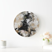 Down and Dirty - Motocross Dirt Bike Racer Große Wanduhr (Zuhause)