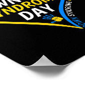 Down Awareness Syndrom - World Down Syndrom Poster (Ecke)