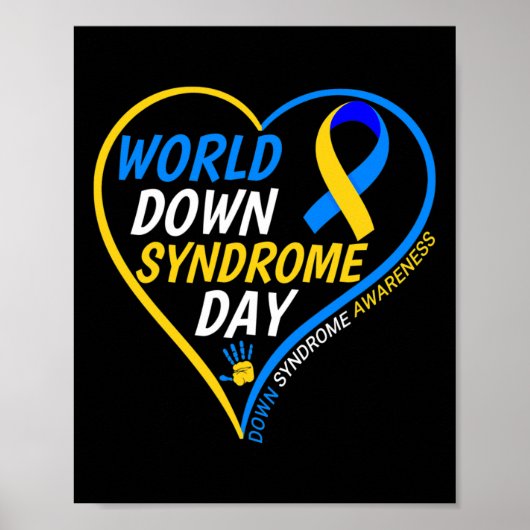 Down Awareness Syndrom - World Down Syndrom Poster (Vorne)