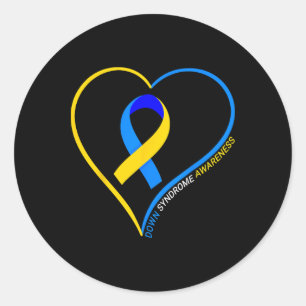 Down Awareness Syndrom - World Down Syndrom Runder Aufkleber