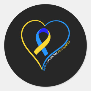 Down Awareness Syndrom - World Down Syndrom Runder Aufkleber