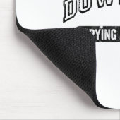 Down Bad Crying At The Gym Funny Workout Mousepad (Ecke)