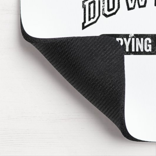 Down Bad Crying At The Gym Funny Workout  Mousepad (Ecke)