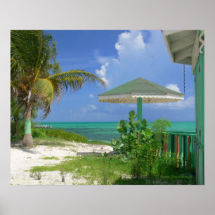 "Down by sea" /Caribbean Al Fresco Dining/ Poster