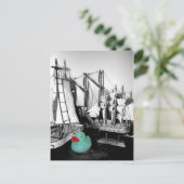 "Down by the Seaside"-Postkarte Postkarte (Stehend Vorderseite)