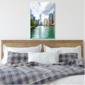 Down Chicago River Leinwanddruck (Insitu (Schlafzimmer))