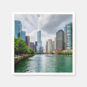 Down Chicago River Serviette