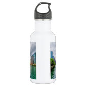 Down Chicago River Stainless Steel Water Bottle Edelstahlflasche (Vorderseite)