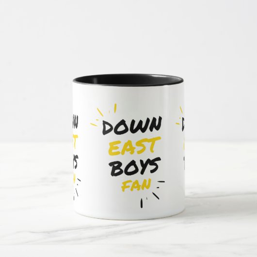 Down East Boys Fans Coffee Tasse (Zentrum)