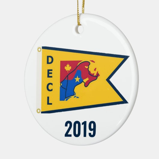 Down East Cruisers Loop (Gold, 2019) Ornament (Links)
