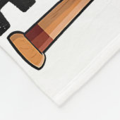DOWN GEHT ANDERSON FUNNY BASEBALL Geschenk ANDERSO Fleecedecke (Ecke)