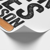 DOWN GOES ANDERSON FUNNY BASEBALL Geschenk ANDERSO Geschenkpapier (Ecke)