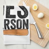 DOWN GOES ANDERSON FUNNY BASEBALL Geschenk ANDERSO Geschirrtuch (Viertel Falte)