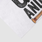 DOWN GOES ANDERSON FUNNY BASEBALL Geschenk ANDERSO Seidenpapier (Detail)