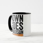 DOWN GOES ANDERSON FUNNY BASEBALL Geschenk ANDERSO Tasse (Vorderseite Links)