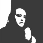 Down Looker Aufkleber (Vorderseite)