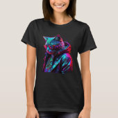 Down on his luck Cat with Glasses T-Shirt (Vorderseite)