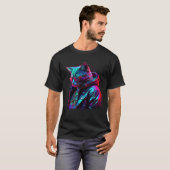 Down on his luck Cat with Glasses T-Shirt (Vorne ganz)
