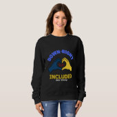 Down-Right Included World Down Syndrome Day Aware Sweatshirt (Vorne ganz)