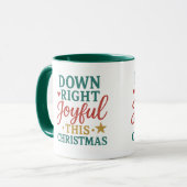 Down Right Joyful Dieses Weihnachten | Loving Liam Tasse (Vorderseite Links)