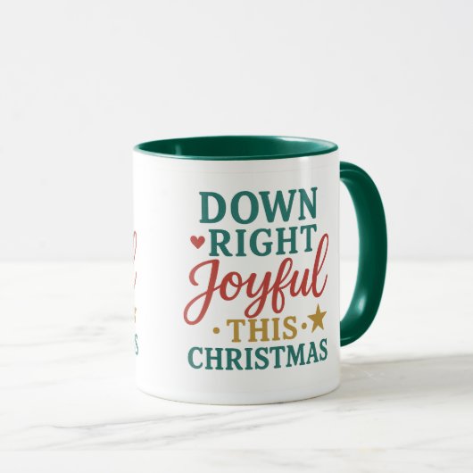 Down Right Joyful This Christmas | Loving Liam Tasse (VorderseiteRechts)