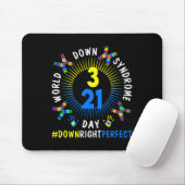 Down Right Perfect World Down Syndrome Awareness D Mousepad (Mit Mouse)