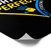 Down Right Perfect - World Down Syndrome Awareness Poster (Ecke)
