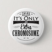 Down-Syndrom Bewusstsein Button (Vorderseite)