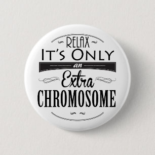 Down-Syndrom Bewusstsein Button
