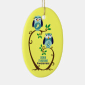 Down-Syndrom Bewusstsein Keramik Ornament (Rechts)