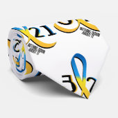 Down-Syndrom Bewusstsein Krawatte (Gerollt)