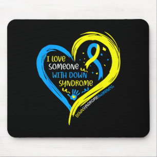 Down-Syndrom-Bewusstsein liebe jemanden mit Down-S Mousepad