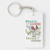 Down-Syndrom Bewusstsein Schlüsselanhänger (Vorderseite)